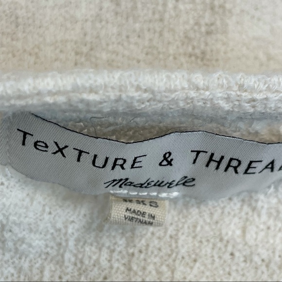 Madewell Texture & Thread Knot Front Woven Top - Picture 5 of 5